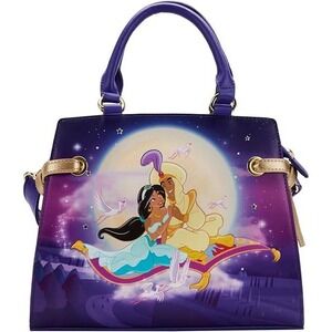 Loungefly Disney Aladdin 30th Anniversary Crossbody Bag Purse